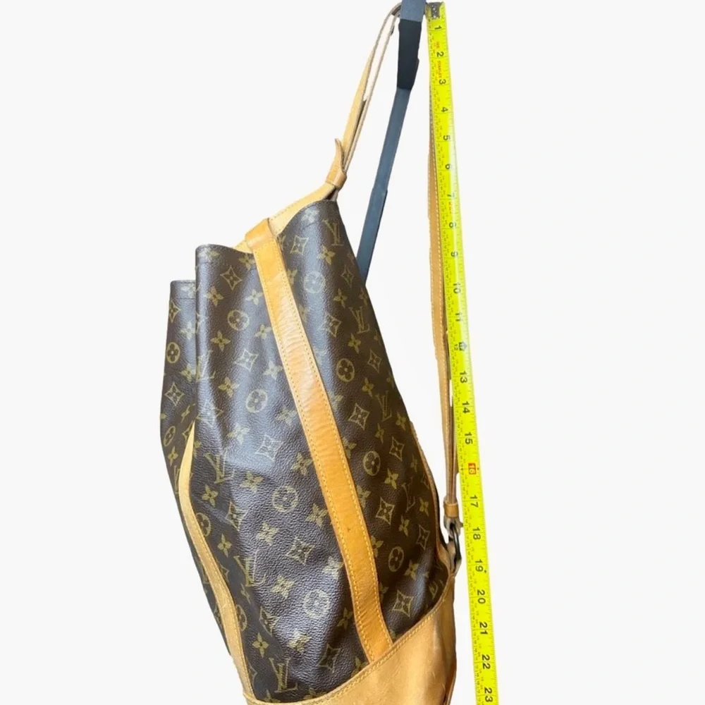 LOUIS VUITTON LV Monogram Randonnee GM Backpack Duffle Shoulder Bag RARE HTF